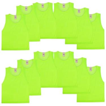 Imagem de imflyker Camisas Scrimmage Pinnies Coletes Pinnies para Jovens Adultos Esportes Basquete, Futebol, Futebol Americano, Voleibol (12 * Verde)