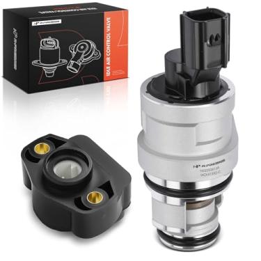 Imagem de A-Premium Válvula de controle de ar ocioso IAC + sensor de posição do acelerador TPS compatível com Jeep Grand Cherokee 2005-2007, Commander 2006-2007 e Dodge Durango, Dakota, Ram 1500 & Chrysler