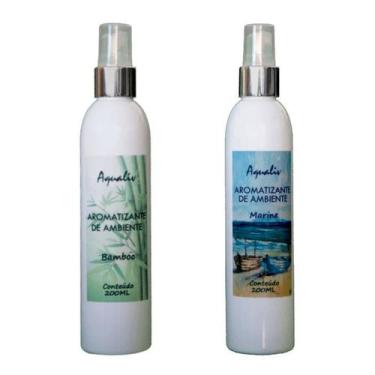Imagem de Kit 2 Aromatizador De Ambiente Acqua Marine E Bamboo 200Ml - Borlen