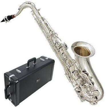 Imagem de Saxofone Tenor Eagle Profissional Stx 513s Prateado Completo