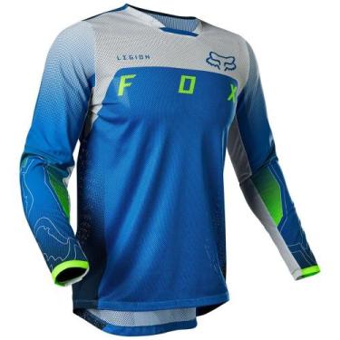 Imagem de Camisa Fox Legion Air Scanz, 3, Azul, P