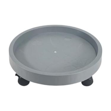 Imagem de Ioensy Suporte para plantas com rodas, suporte para plantas com rodízios, carrinho para plantador com rodas e bandeja para sala de estar e casa