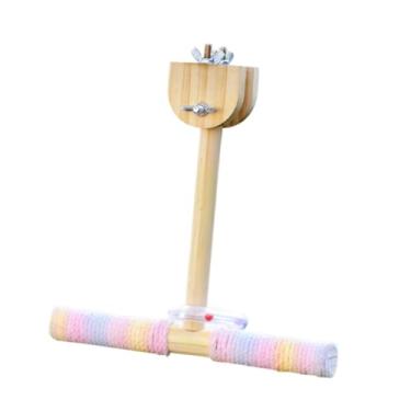 Imagem de Bothyi Balanço para Pássaros, Brinquedo Giratório, Poleiro de Madeira para Brincar, Suporte para Papagaios, Periquitos, Calopsitas, Tentilhões