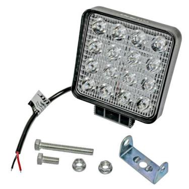 Imagem de Farol De Milha Máquinas Agrícolas 16 Leds SMD Azul 10/80V 48W - DNI415