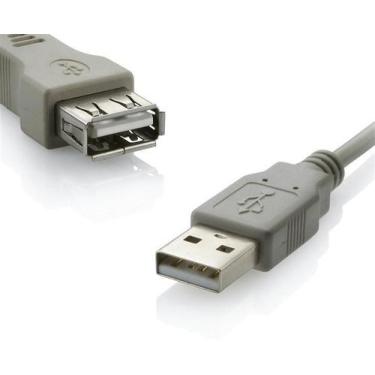 Imagem de Multilaser Cabo Link USB 2.0 AM/ AF 1,8m WI026