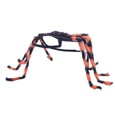 Imagem de KiBcsLic Fantasia de cachorro e gato para Halloween, decoração de Halloween, artigos para festas, leve, fácil de usar, cosplay, roupas engraçadas, Laranja Grande