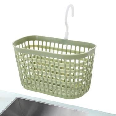 Imagem de Cesta suspensa - respirável Organizador pendurado Organizador com gancho de rotação de 360 graus, bandeja de organizador de funções de drenagem para suprimentos domésticos, ferramenta de armazen
