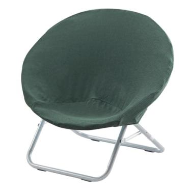 Imagem de Buenanir Capa para cadeira de pires – Capa elástica redonda para lua, protetor dobrável e aconchegante para quarto – Matcha