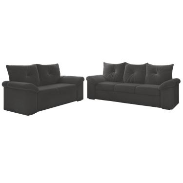 Imagem de Conjunto de Sofá 2 e 3 Lugares Taurus Veludo Mamflex