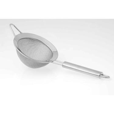 Imagem de Pam Herbals Coador de chá de aço inoxidável, peneira de malha fina para chá e café de 9 cm (pacote com 1)