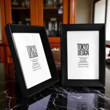 Imagem de Porta Retrato 10x15cm Minimalista Vertical Horizontal Mesa - MultiA, P