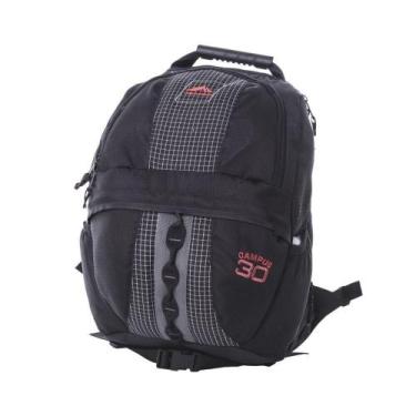 Imagem de 1330 - Mochila Campus 30 - Quadriculado Com Preto - Trilhas & Rumos