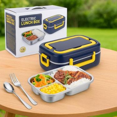 Imagem de Marmita Elétrica 110V/220V Portátil Casa Inoxidável - Relet