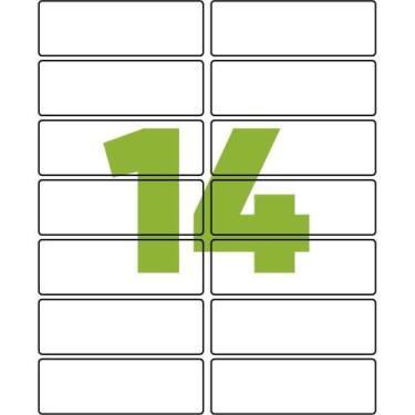 Imagem de Etiqueta Carta 6182 100FLS 33,9X101,6 MM - Maxprint