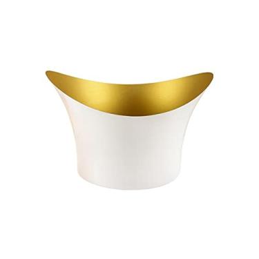 Imagem de Balde de gelo para festas, banheira de bebidas de aço inoxidável, grande com isolamento de aço inoxidável 9L e balde de gelo com alças duplas, refrigerador de bebidas para festas, recipiente de gelo