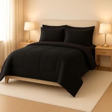 Imagem de Edredom Casal Queen Aconchego Dupla Face 2,4 X 2,1 Metros Casa Dona (Preto)