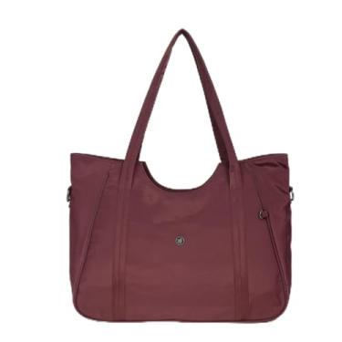 Imagem de Bolsa Feminina Sacola Grande Preta Espaçosa e Versátil (Uva)