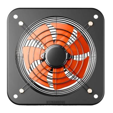 Imagem de 10 inches,Ventilador portátil do ventilador de fluxo de exaustão, 10/12/14 polegadas ventiladores de ventilação montados na parede Ventilador de exaustão da janela sem ruídopara casa