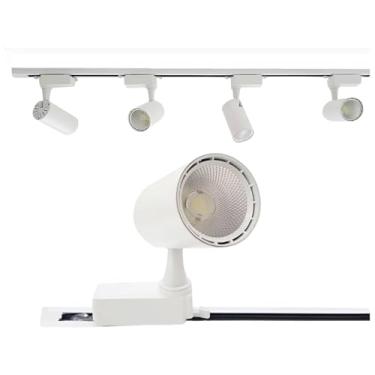 Imagem de Kit 2 Metros Trilho De Eletrificado Branco com 6 Spot Led 10w
