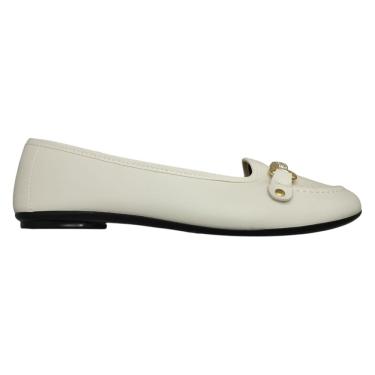 Imagem de Sapatilha Feminina Moleca Bico Quadrado Dourado 5726.136