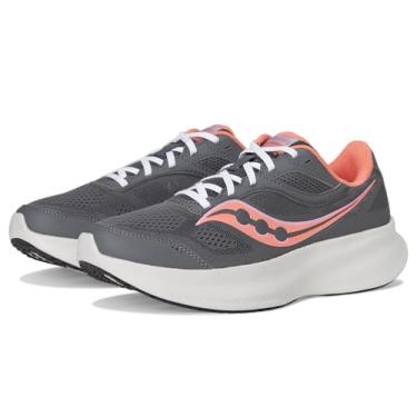 Imagem de Saucony Tênis feminino Cohesion 18, Carbono/Salmo, 9.5 Wide
