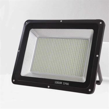 Imagem de Holofote Doméstico, Holofote De Jardim Ao Ar Livre De Alta Potência Luz De Projeção à Prova D'água Ip66 / 65, Luz De Trabalho Recarregável, 1000W