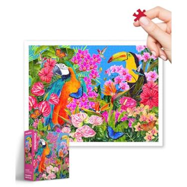 Imagem de PieceRelax Quebra-Cabeças De Plástico Para Adultos, 1200 Peças - Veronique Oodian Tropical Paradise, Os Jogos Mesa E Presentes Mais Satisfatórios, Sem Necessidade Tapete Quebra-Cabeça [H3569]