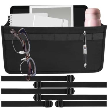 Imagem de Cesta para andador com suporte de copo para adultos, acessório para andadores dobráveis, cesta de armazenamento mãos-livres, bolsa de acessórios de auxílio à mobilidade para idosos, idosos