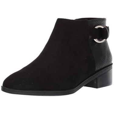 Imagem de Bella Vita Bota feminina Henley II de cano curto, Camurça preta, 7.5