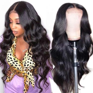 Imagem de Perucas Wingirl Lace Front Human Hair 13x5 Body Wave 18"