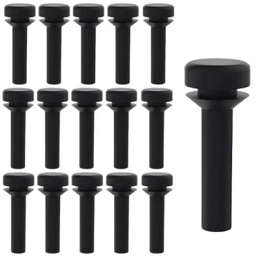 Imagem de Pacote com 16 almofadas de borracha para grelha de fogão a gás WB02X24790 compatíveis com queimador GE Range, cooktop, fogão de café