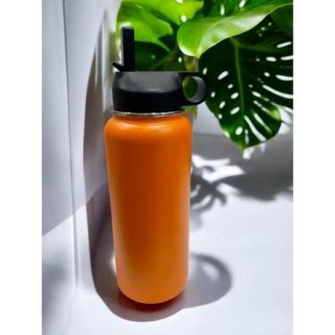 Imagem de Garrafa Termica 1000ml Tampa Flip com Alça 12 horas Parede Dupla - ICE