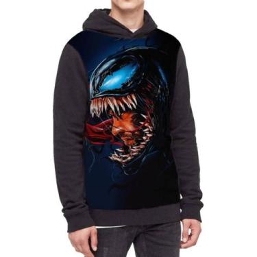 Imagem de Moletom Com Capuz Filme Venom Ref:101 - smoke, Preto, GG