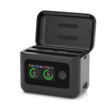 Imagem de Carregador de bateria YDW Insta360 X5 27W Dual Fast LCD