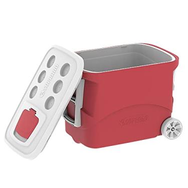 Imagem de Caixa Térmica Tropical 50L com rodas, Soprano, Vermelha, Grande