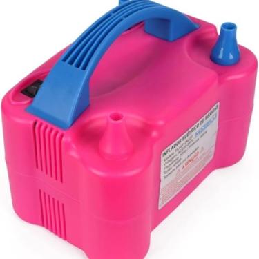 Imagem de Inflador/Compressor de Balões e Bexigas 2 Bicos eletrico 220V – Profissional para decoração de evento