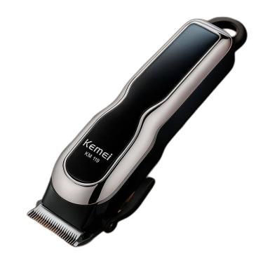 Imagem de Kemei Maquininha Sem Fio Compacta Com Display