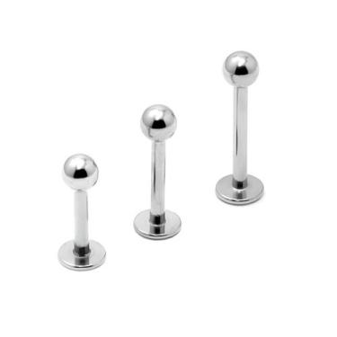 Imagem de Piercing Labret Aço Cirúrgico - M2 Piercing, 8mm