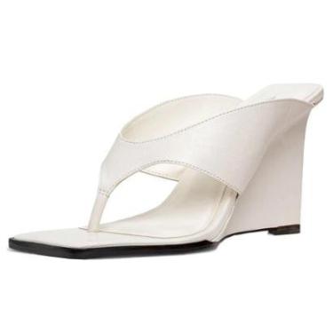 Imagem de Open Mule Anabela Carrano Thong Couro 921002 ORIGINAL-Feminino