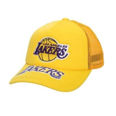Imagem de Boné Mitchell & Ness NBA Puff The Magic Truck Los Angeles Lakers Masculino-Masculino