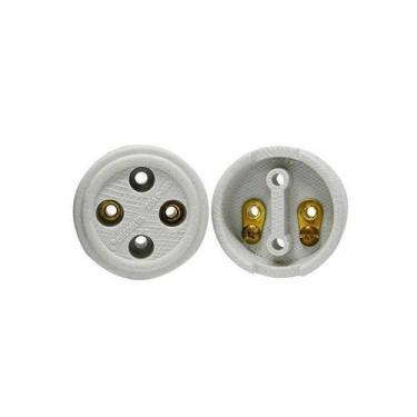 Imagem de Tomada Femea 2 Polos Decorlux Porcelana 220V