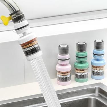 Imagem de Filtro Purificador para Torneira 6 em 1 com Carvão Ativado - Melhora Qualidade da Água(KIT4)