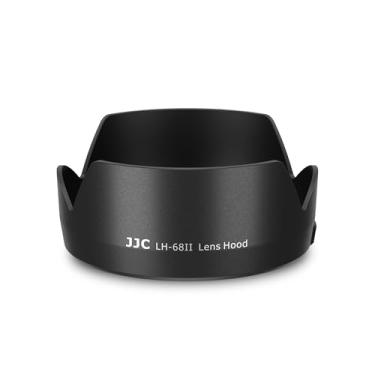 Imagem de Para-sol com capuz de lente reversível de 50 mm para lentes Canon EF 50 mm f/1.8 STM substitui o design Canon ES-68 Hood Tulip Flower - Preto