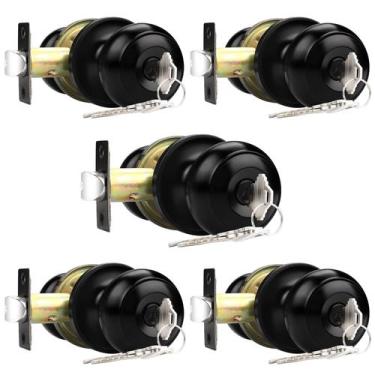 Imagem de Maçanetas Probrico Keyed Entry, pacote com 5, banheiro de quarto