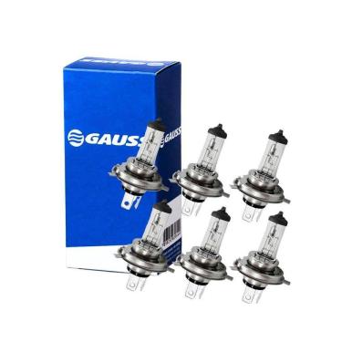 Imagem de Kit 6 Lâmpadas H4 Halógena 60/55W 12V Farol Alto Baixo Gauss