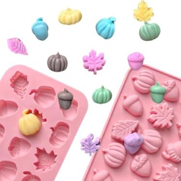 Imagem de Forma Silicone Para Doces Brigadeiros Balas Geladinho Gelatina Sabonete Lembrancias Resina Natal UN