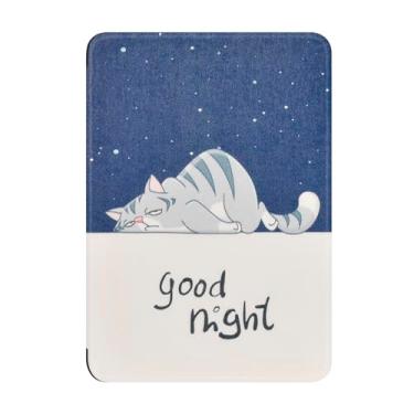 Imagem de Akacy Capa com padrão pintado para o novo Kindle de 7 polegadas (12ª geração - edição 2024), capa protetora leve para Kindle 2024 Edition 12ª geração e-reader (14)