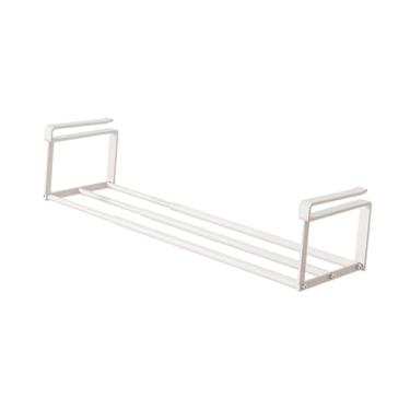 Imagem de WeiLaiKeQi Organizador de sapatos expansível para armazenamento sob prateleiras, ideal para guardar sapatos e roupas, Branco