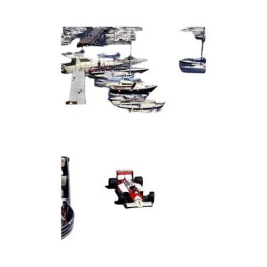 Imagem de Pôster De Carro Esportivo Vintage F1 Monaco Impresso Em Lona Para Deco