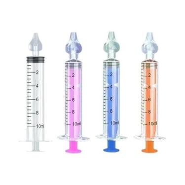 Imagem de Conjunto De Aspirador Nasal De Silicone Para Bebês, Seringa Para Crian